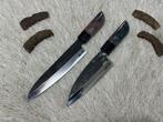 Keukenmes - Santoku & Deba - Handgemaakte D2-staal