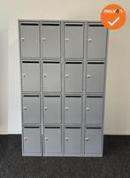 Lockerkast - 198x120x45 - 16 lockers - Inclusief sleutels, Werkplek, Kast, Gebruikt, Ophalen of Verzenden