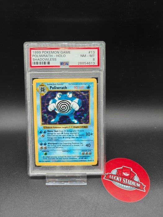 Pokémon - 1 Graded card - Poliwrath #8 Foil, Shadowless -, Hobby en Vrije tijd, Verzamelkaartspellen | Pokémon