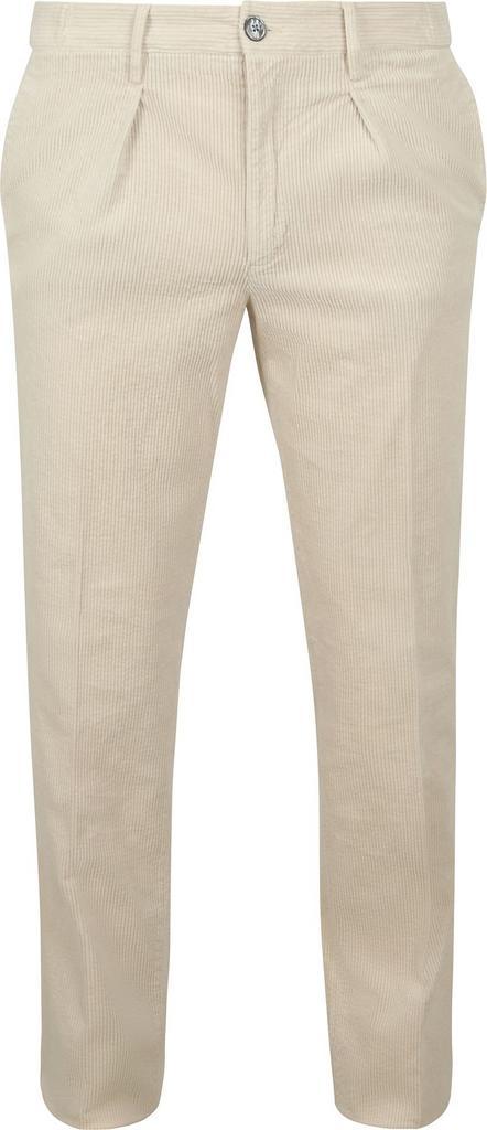Profuomo Chino Corduroy Ecru maat 54 Heren, Kleding | Heren, Broeken en Pantalons, Beige, Nieuw, Maat 52/54 (L), Verzenden