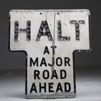 Royal Label Factory - Pre-Warboys Halt verkeersbord -