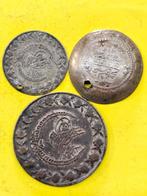 Ottomaanse Rijk. Mahmud II. Lot van 3 zilveren munten (AH, Postzegels en Munten