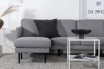 Chaise-Longue - Simon - Donkergrijs - Jörn, Huis en Inrichting, Banken | Bankstellen, Verzenden, Nieuw