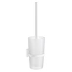 Toiletborstel met Wandhouder Smedbo House Melkglas Mat Wit, Ophalen of Verzenden, Nieuw, Bad