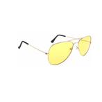 Benson Nachtzicht Bril Pilotenbril - Geel (Zonnebril), Sieraden, Tassen en Uiterlijk, Zonnebrillen en Brillen | Heren, Nieuw, Ophalen of Verzenden