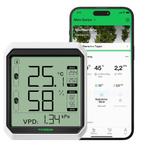 Hygrometer - Binnen - Vochtmeter - Wit - AeroLab THB1 - VIVO, Verzenden, Zo goed als nieuw