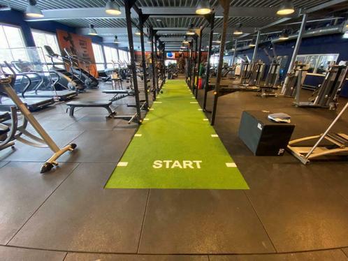 Rubber crossfit , fitness en sport vloeren, rubbermatten, Sport en Fitness, Fitnessmaterialen, Nieuw