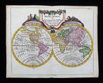 World Map - Wereldkaart in halfronden; Moutard - Delaporte -, Nieuw