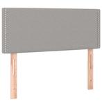 Hoofdbord 90cm Lichtgrijs - Retourdeal - 47% Korting!, Huis en Inrichting, Slaapkamer | Bedden, Verstelbaar, 90 cm, Eenpersoons