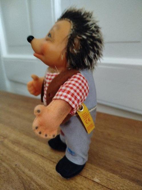 Steiff - Figuur - Steiff Igel Familie Mecki und Freunde, Antiek en Kunst, Antiek | Speelgoed