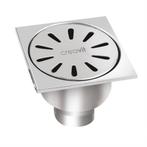 Doucheput Creavit RVS 150x150mm Onderuitlaat, Doe-het-zelf en Verbouw, Sanitair, Ophalen of Verzenden, Nieuw