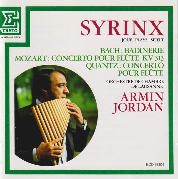 Syrinx, Orchestre De Chambre De Lausanne, Armin Jordan, Bach, Cd's en Dvd's, Cd's | Pop, Gebruikt, Ophalen of Verzenden