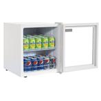 Premium Mini Fridge | Wit | Dubbel glas | 46 Liter, Verzenden, Nieuw in verpakking