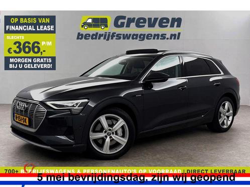 Audi e-tron 50 Quattro Launch edit plus 71KWH 313PK Pano LED, Auto's, Audi, Automaat, Elektrisch, Zilver of Grijs, Verzenden