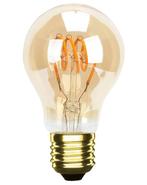 LED Filament E27 Peer dimbaar Amber 4W 2200K, Huis en Inrichting, Verzenden, Nieuw, E27 (groot)