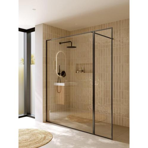 Inloopdouche Riho Define 400 Mat Gunmetal 180x200 cm (140 +, Doe-het-zelf en Verbouw, Sanitair, Douche, Nieuw, Ophalen of Verzenden