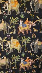 Indiaas stoffen met majestueuze olifanten Jaipur -