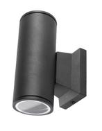 Buitenlamp rond zwart | dubbele GU10 lampvoet voor twee spot, Verzenden, Nieuw