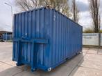 Zee container op slede haakarm afzet NCH strak magazijn opsl