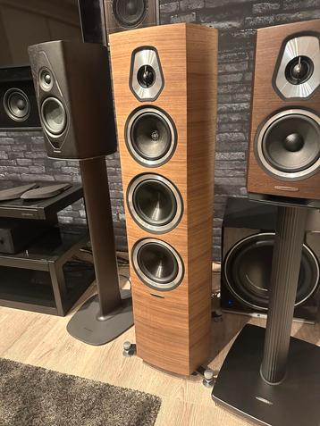 Sonus faber | Sonetto 5 | Wallnut | zuil speakers