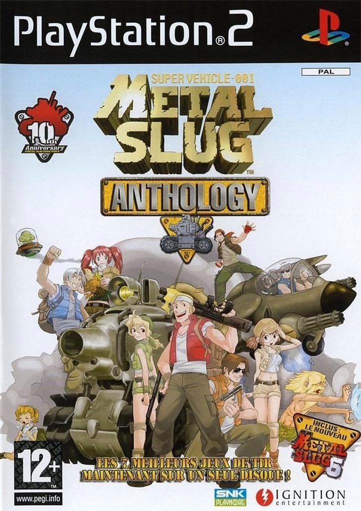 Playstation 2 Metal Slug Anthology, Spelcomputers en Games, Games | Sony PlayStation 2, Zo goed als nieuw, Verzenden