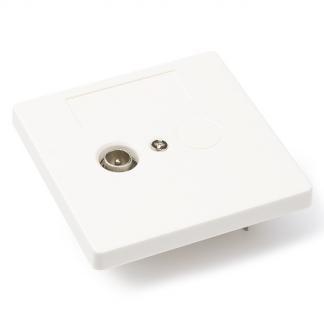 Coax wandcontactdoos - Braun Telecom btv-01-SET, Computers en Software, Pc- en Netwerkkabels, Nieuw, Verzenden