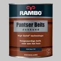 10 Blikken Rambo Pantserbeits Dekkend Gebroken Wit 1102 Hoog, Doe-het-zelf en Verbouw, Verf, Beits en Lak, Nieuw, Verzenden