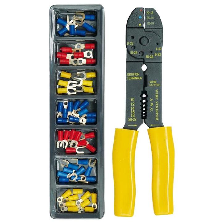 BLOW Krimptang Set met Draadstripper - Inclusief Geïsoleerde, Doe-het-zelf en Verbouw, Gereedschap | Handgereedschap, Nieuw, Verzenden