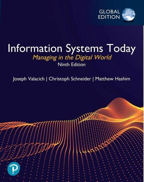 Information Systems Today Managing in the Digi 9781292438115, Boeken, Studieboeken en Cursussen, Zo goed als nieuw, Verzenden