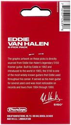 Jim Dunlop Eddie Van Halen 5150 Max Grip plectrum 6-pack, Ophalen of Verzenden, Nieuw, Elektrische gitaar