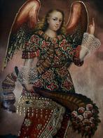 Cuzco School (XX) - Archangel St Gabriel with Cornucoppia