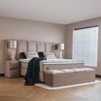 Opberg Boxspring Calisto Beige - 180x200 cm, Verzenden, Nieuw, Beige, Modern