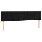 2x Hoofdbord Zwart Fluweel 90cm - Tweedekansje - Upgrade..., Verstelbaar, Zwart, Nieuw, Ophalen of Verzenden
