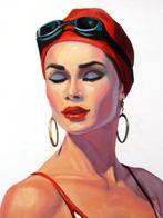 Christophe Gastaldi - Baigneuse - XL, Antiek en Kunst, Kunst | Schilderijen | Modern