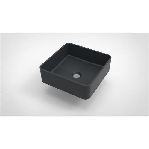 Opbouw Waskom Arcqua Case Vierkant 37x37 cm Mat Antraciet, Doe-het-zelf en Verbouw, Sanitair, Overige typen, Nieuw, Ophalen of Verzenden