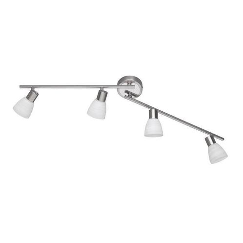 Nikkelen plafondspot glas, Edwin, Huis en Inrichting, Lampen | Plafondlampen, Nieuw, Glas, Ophalen of Verzenden