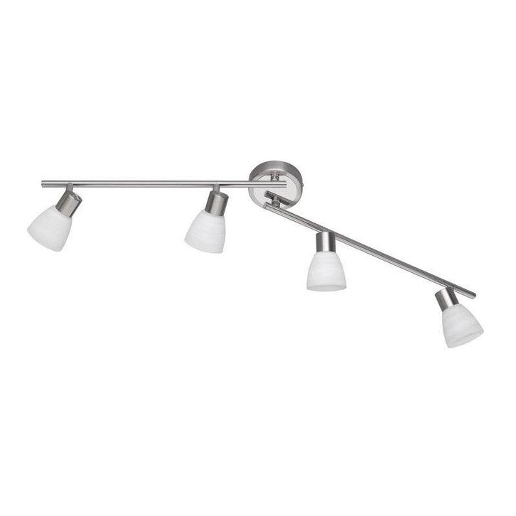 Nikkelen plafondspot glas, Edwin, Huis en Inrichting, Lampen | Plafondlampen, Nieuw, Glas, Ophalen of Verzenden