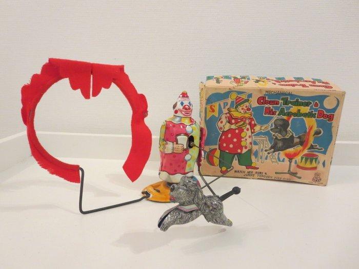 TPS - Blikken speelgoed - Mechanical Clown Trainer & His, Antiek en Kunst, Antiek | Speelgoed