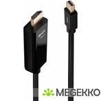 Lindy 36928 Mini Diplayport HDMI Zwart, Verzenden, Nieuw