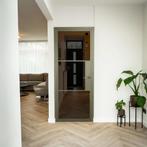 Stalen Binnendeur 3 Vlaks Olijfgroen Rook glas Met slot, Doe-het-zelf en Verbouw, Deuren en Horren, Minder dan 80 cm, Binnendeur