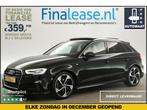 Audi A3 35 TFSI CoD S-line Marge 150PK AUT Pano Clima €366pm, Auto's, Automaat, Overige carrosserieën, Zwart, Nieuw