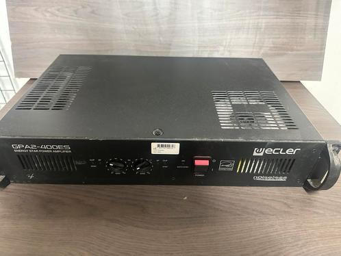 Ecler GPA2-400ES 2-kanaals versterker, Audio, Tv en Foto, Professionele Audio-, Tv- en Video-apparatuur, Gebruikt, Audio, Ophalen of Verzenden