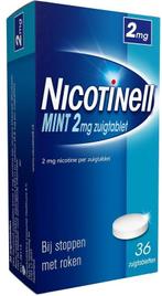 Nicotinell Mint 2 mg 36 zuigtabletten, Diversen, Nieuw, Verzenden
