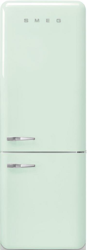 Smeg FAB38RPG5 koelkast pastel groen - rechtsdraaiend, Witgoed en Apparatuur, Koelkasten en IJskasten, 200 liter of meer, Energieklasse A of zuiniger