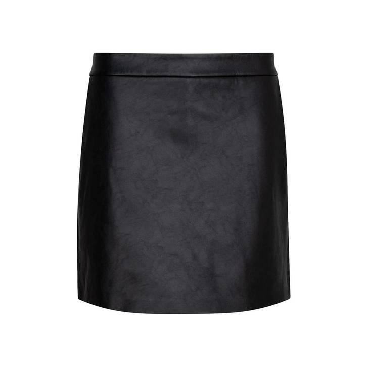 Marc Aurel • zwarte vegan leather skort • 36, Kleding | Dames, Rokken, Zwart, Nieuw, Maat 36 (S), Verzenden