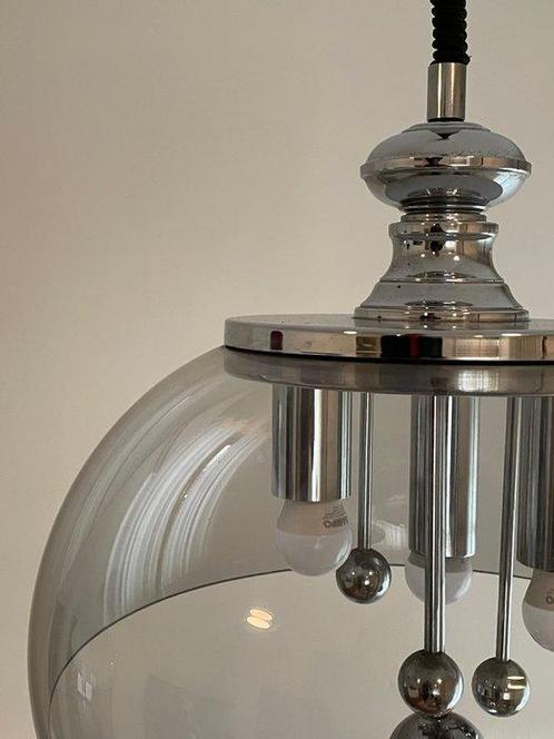 Plafondlamp - Metaal, Plastic - Ruimtevaart Sputnik, Antiek en Kunst, Antiek | Lampen