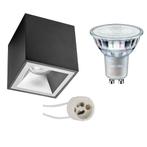 Voordeelset: Opbouwspot Set - Pragmi Cliron Pro - GU10, Huis en Inrichting, Metaal of Aluminium, Nieuw, Ophalen of Verzenden, Led