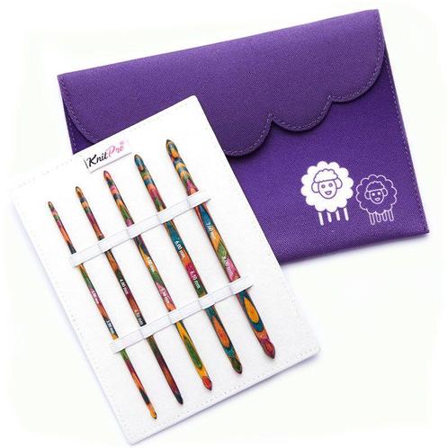 KnitPro Symfonie Wood Dubbelzijdige Haaknaalden - Set, Hobby en Vrije tijd, Breien en Haken, Ophalen of Verzenden