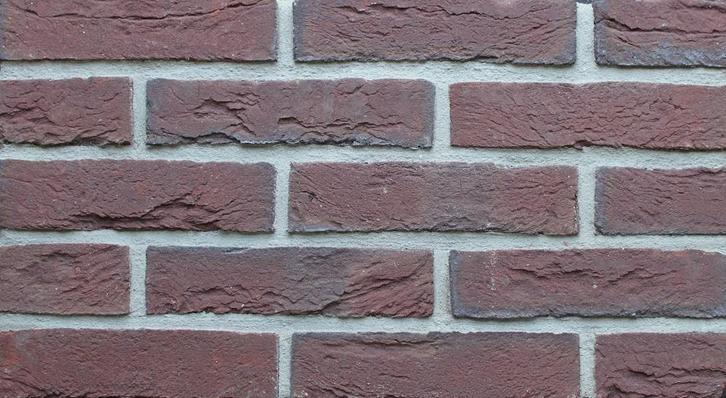 art. 1124 handvorm rood paars nuance gevelstenen, Doe-het-zelf en Verbouw, Metselstenen, Bakstenen, Nieuw