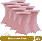 Statafelrok roze 80 cm per 8 (Diverse artikelen, Merken), Ophalen of Verzenden, Nieuw